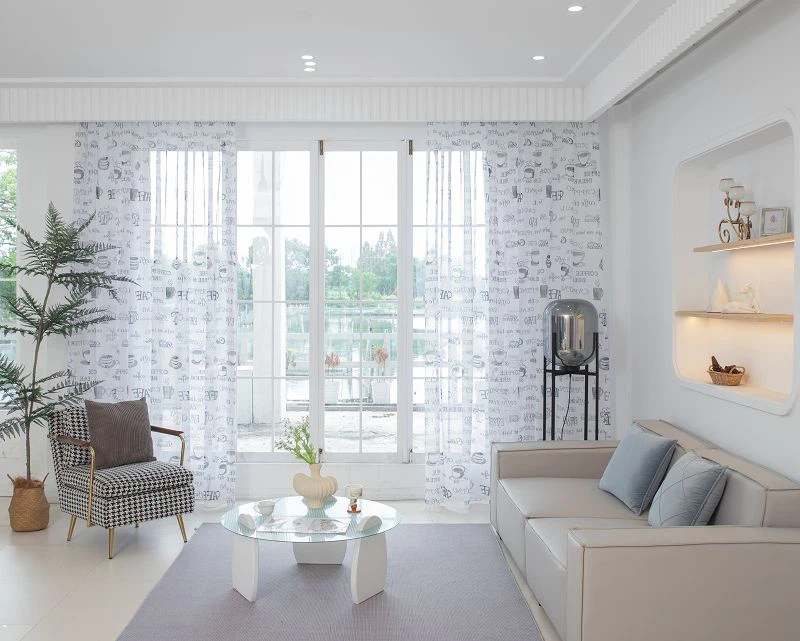 صفحه Doli Fabricwindow با چاپ فنجان قهوه