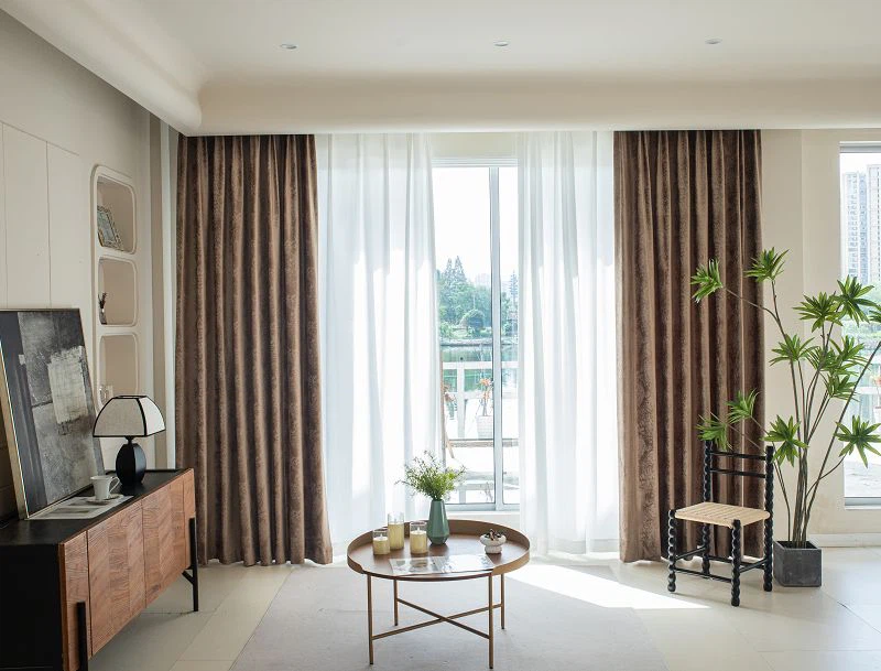 پرده مخملی با طرح مرمر و لمینیت